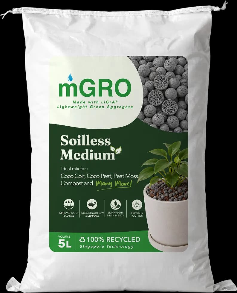 mGRO Build a Better Growing Mix packaging